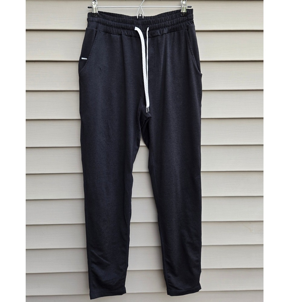 Vuori Ponto Performance Pants Mens Medium Black Heather Joggers